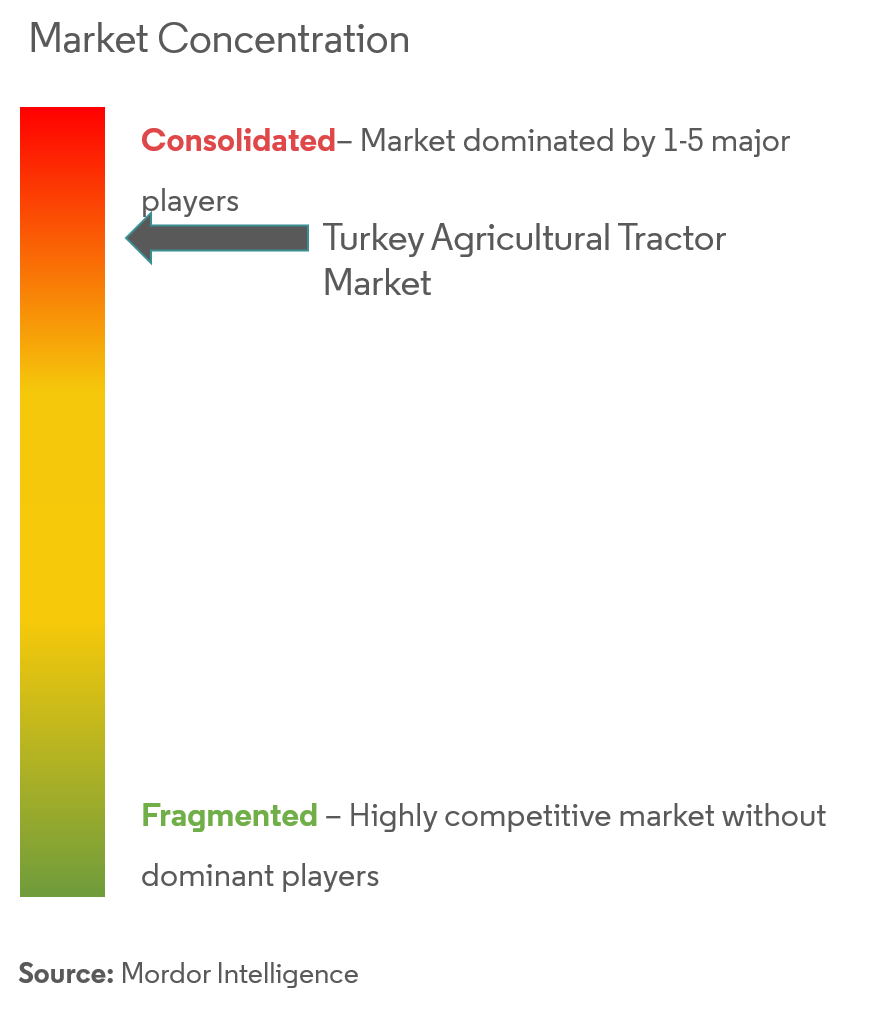 Turkey Agricultural Tractor Market Concentration